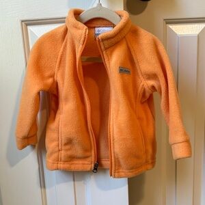 Columbia Vibrant Orange Fleece Jacket